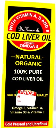 DR HOMMELS COD LIVER OIL