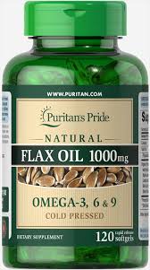 PURITAN'S PRIDE NATURAL FLAX OIL 1000MG