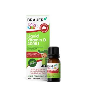 Brauer Babykids liquid Vit D 400iu @Welnex Rxonline Pharmacy
