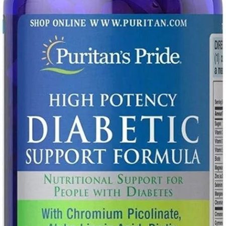 Puritan's Pride High Potency DIABETIC Support Formula *60caplets