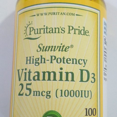 Puritan's pride Vitamin D3 25mcg(1000iu)