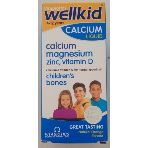 WELLKID CALCIUM,MAGNESIUM,ZINC,VITAMIN D SYRUP