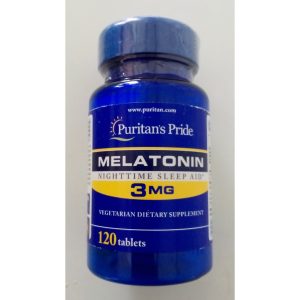 Puritan's pride MELATONIN 3mg *120 Tablets
