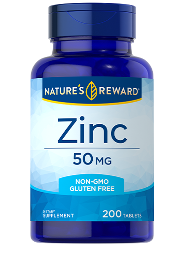 NATURE'S REWARD ZINC 50MG