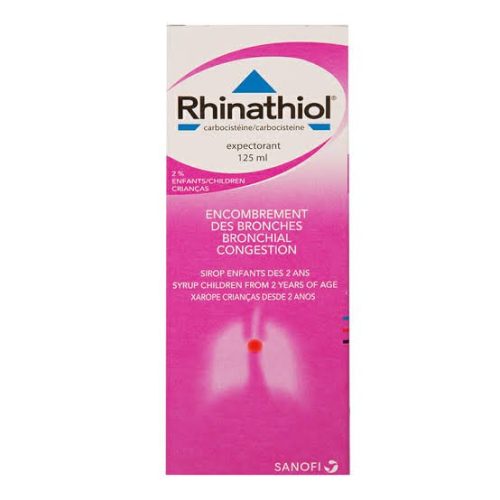 RHINATHIOL EXPECTORANT CARBOCISTEINE 2% FOR CHILDREN SYRUP