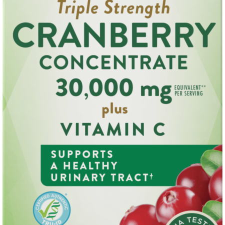NATURE'S TRUTH TRIPLE STRENGHT CRANBERRY CONCENTRATE 30000MG PLUS VITAMIN C