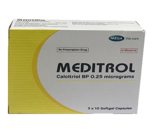 MEDITROL calcitriol BP 0.25 micrograms