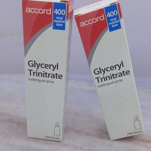 GLYCERYL TRINITRATE SUBLINGUAL SPRAY 400 MICROGRAMS/DOSE