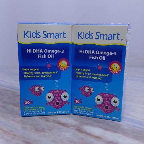 KIDS SMART HI DHA OMEGA-3 FISH OIL 500MG X30