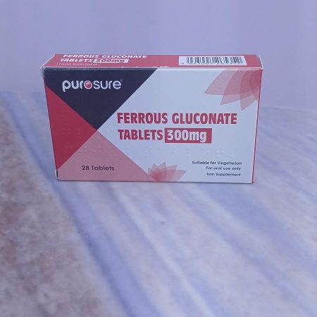 PUROSURE FERROUS GLUCONATE 300MG TABLETS X 28 TABLETS