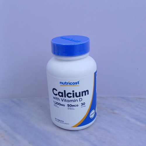 NUTRICOST CALCIUM WITH VITAMIN D3 12000MG/50MCG X 60 TABLETS